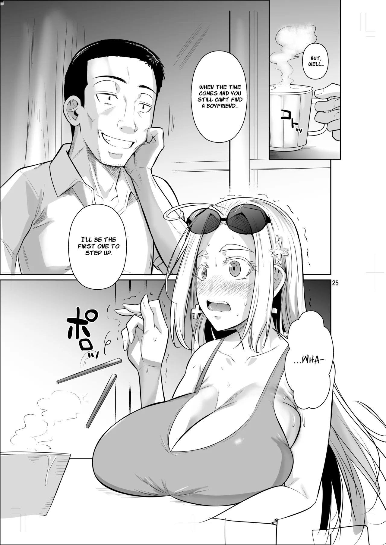 Hentai Manga Comic-A Plain Old Man From The Employment Ice Age Lands a Job at a Foreign Student Dorm Teaching The Blonde Bombshell a Lesson-Read-26